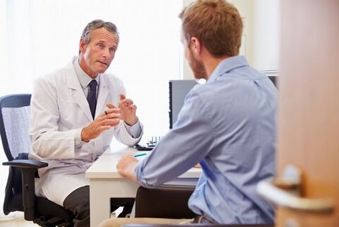 konsultacija su gydytoju dėl prostatito